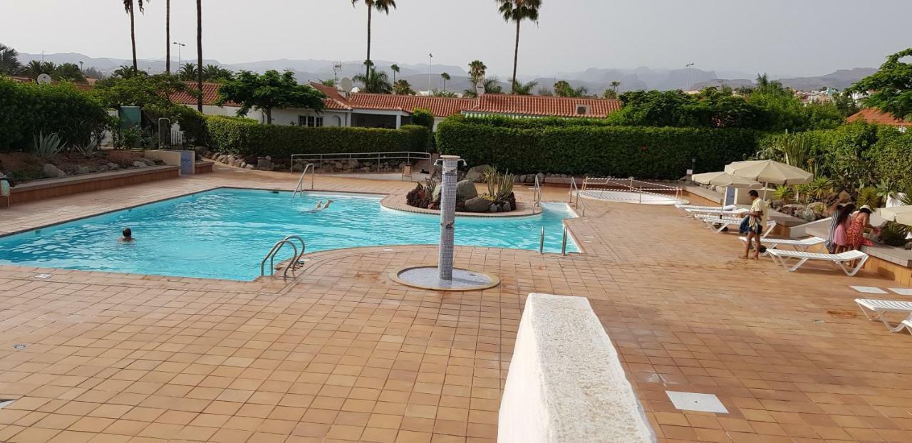 Pool & Wifi Free Shared Flat Private Room By Ocean Park Maspalomas  Exteriör bild